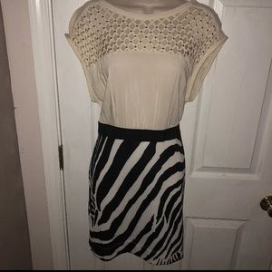Free people zebra print dress